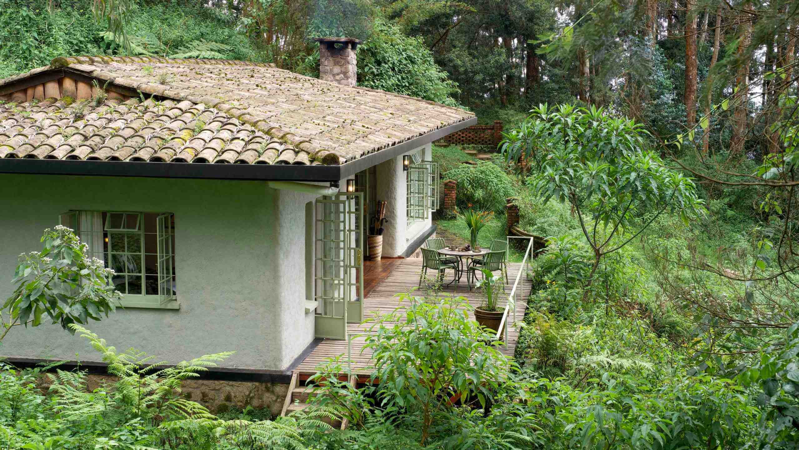Luxury cottages at Sabyinyo Wilderness Lodge Rwanda